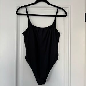 NWOT Wild Fable Black One Piece Swimsuit, Size Medium